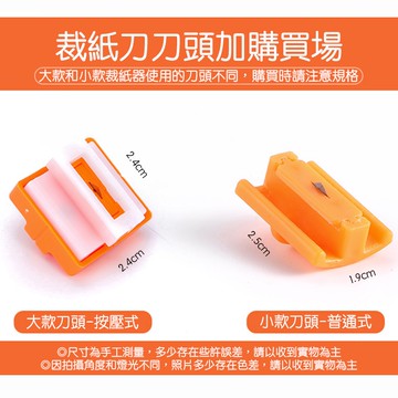 裁紙機替換刀頭 大款 小款 環保 切割器 裁切器 裁切機 割紙機 紙張切割 手帳製作 辦公文具
