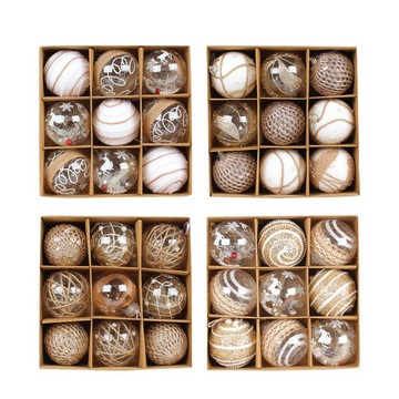 「節日裝飾」節日派對婚禮酒店櫥窗裝飾掛件聖誕節布置森系聖誕裝樹裝飾 聖誕節