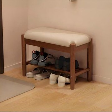 【匠俱】換鞋凳-60*30*40cm(進門凳 玄關鞋櫃軟包鞋凳 實木家用門口入戶鞋架可坐穿鞋凳)