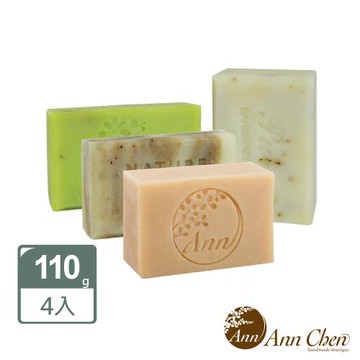 陳怡安手工皂-橙花茉莉桂花滋養手工皂x4入特惠組(茉莉綠茶/桂花奶油/橙花羊奶/抹草寶貝)