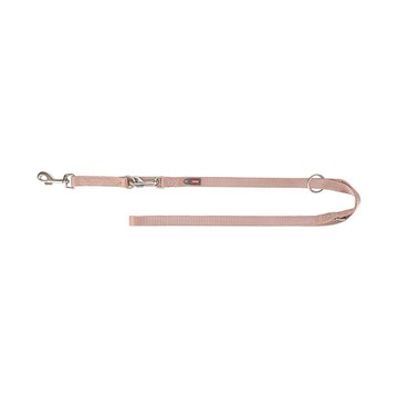 Trixie 寵物用品 Premium 多功能牽繩-粉霧 L–XL: 2,00 m/25 mm (TX200635)