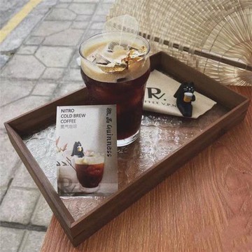 復古海棠花雕刻咖啡館平盤玻璃