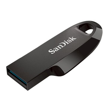 SanDisk 晟碟 Ultra Curve USB 3.2 高速讀取隨身碟 CZ550 黑色  128GB  1個