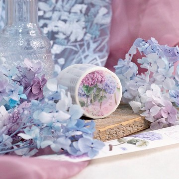 瑤花 - 繡球花 - 5cm 紙膠帶