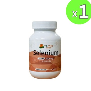 【永騰生技】天然酵母硒膠囊(30粒/瓶)x1