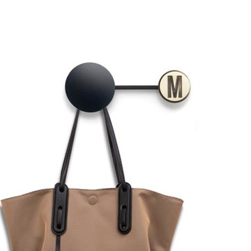 雙子連環掛鉤創意搭配裝飾玄關掛衣鉤黃銅衣帽鉤掛包包鞋柜掛鉤鋁