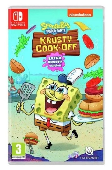 【AS電玩】 NS Switch  海綿寶寶：蟹堡王烹飪大挑戰 超大蟹堡王 SpongeBob 中文版