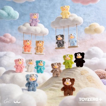 【Toyzeroplus】罐頭豬LuLu - Teddy Mini自然絮語系列膠面毛絨手機繩 (盲盒)