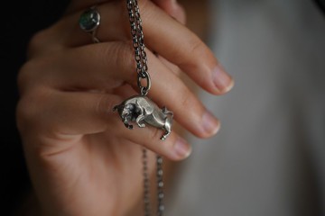 925銀公牛吊墜 (不含項鍊)