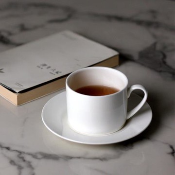 奧式咖啡杯碟套裝骨瓷杯子商用美式陶瓷水杯可按需描金配勺印logo