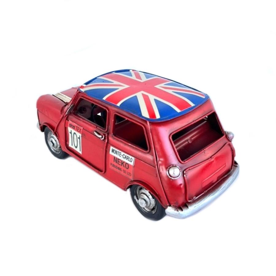 ブリキカー 英国旗 ユニオンジャック ブリキ おもちゃ レトロ 置物 ディスプレイ ミニチュア コレクション ビンテージ