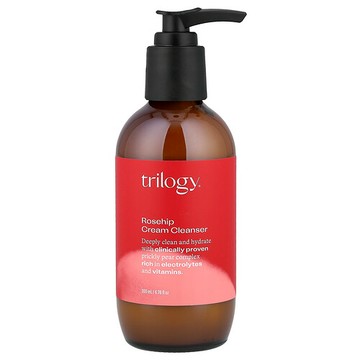 Trilogy, 玫瑰果潔面乳，適合各種膚質，6.76 液量盎司（200 毫升）