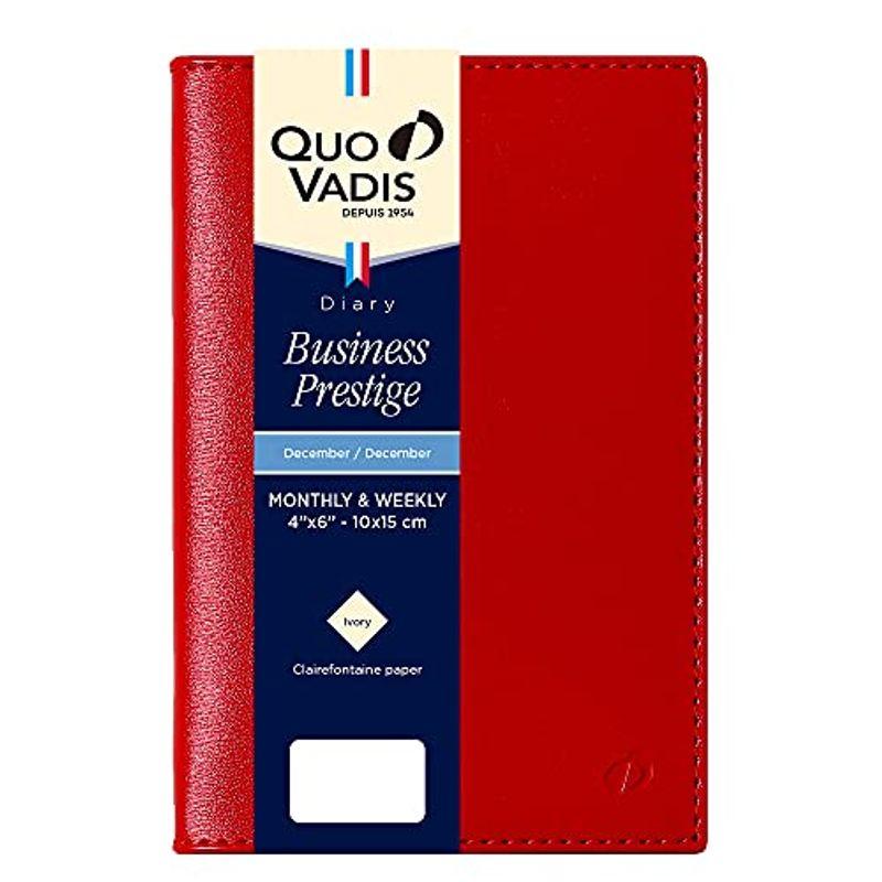 クオバディス 2024年版 手帳 ダイアリー『ビジネスプレステージ ソーホー』(週間バーチカル・2023年12月始まり・A6変型 10×15