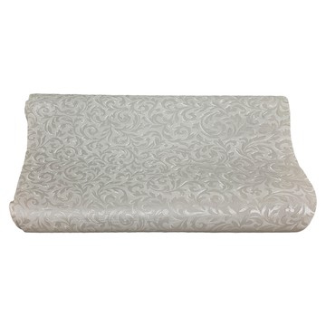 歐風防水自黏壁紙 自帶背膠 抗汙  米白歐花  60 x 300cm