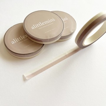 7mm 和紙膠帶 【 草莓拿鐵 】