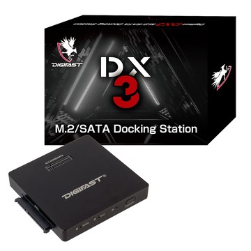 DIGIFAST 迅華 DX3全方位隨身攜帶M.2/SSD外接座-暗夜黑