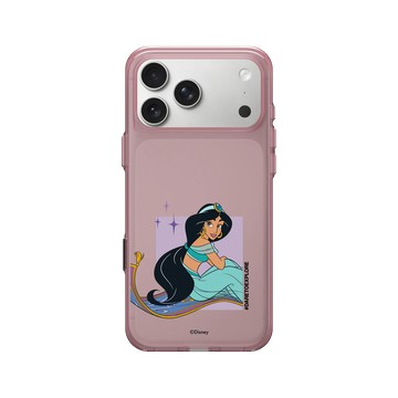 iPhone 17 Pro Max Clear (相機按鈕) 晶醺玫 - 迪士尼-公主系列 Disney Princess - 公主專屬系列-阿拉丁 茉莉公主