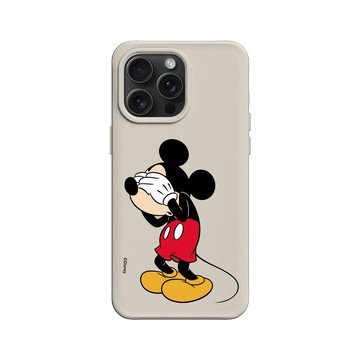 iPhone 15 Pro Max SolidX 貝殼灰 - 迪士尼-米奇 Mickey - 遮眼米奇