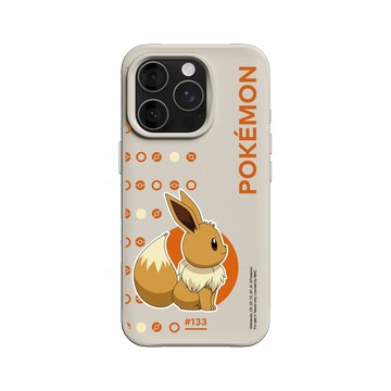 iPhone 16 Pro SolidX 貝殼灰 - 寶可夢 Pokemon - 印花系列-伊布