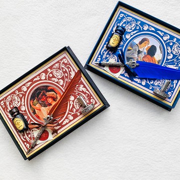 義大利 Rubinato 珍愛一世錫製羽毛沾水筆禮盒 In your eyes