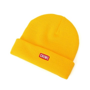 CHUMS CHUMS Logo Short Knit Cap針織帽 黃色