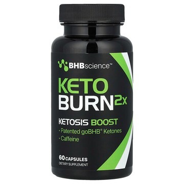 Real Ketones, BHBscience™，酮燃燒 2X，60 粒膠囊