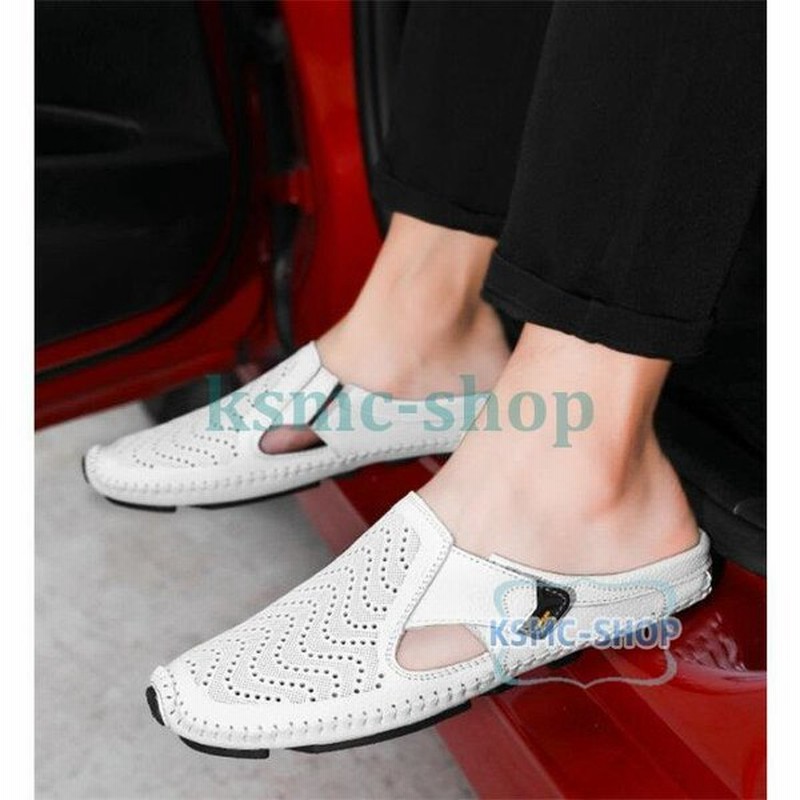 サンダル メンズ かかとなし スリッパ 紳士靴 通勤 歩きやすい 滑らない 夏 21 サマー シューズ 靴 通販 Lineポイント最大0 5 Get Lineショッピング