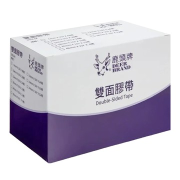 DEER BRAND 鹿頭牌 薄型手撕雙面膠帶 6mm x 15Y 48捲 易剝離型紙 使用方便 服貼效果佳  雙面 透明色  1盒
