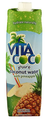 Vita Coco Pure Coconut Water With Pineapple 33.8 fl oz