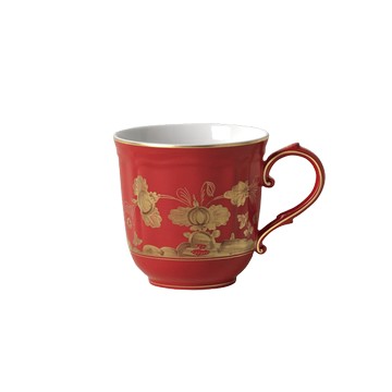 GINORI 1735｜ 仿古花園馬克杯-紅金