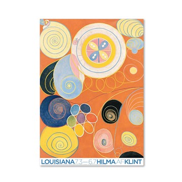 原版海報｜Hilma af Klint：十個最偉大的年輕人 - 銀色鋁框