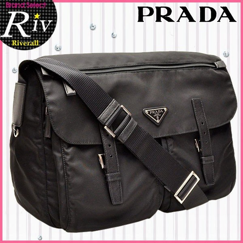 PRADA ナイロンショルダーバッグ/斜めがけ ePFN46tkAE ...