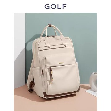 (免運)GOLF/高爾夫雙肩包女2025新款休閑大容量旅行背包商務通勤電腦包