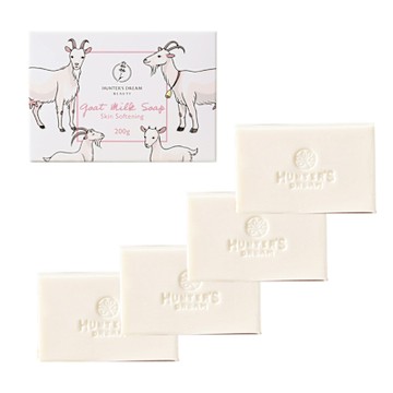 澳洲Hunter‘s Dream 獵人谷之夢 頂級山羊奶滋潤皂(4 入組 200g/盒)