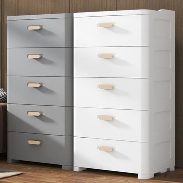 收納柜抽屜式箱塑料家用零食客廳多層夾縫儲物柜子加厚床頭置物架