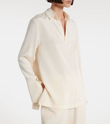 Max Mara Dover silk-blend cady shirt