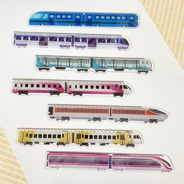 仁壽壓克力 火車造型尺 壓克力尺 30cm尺 壓克力噴繪TR鐵道故事館