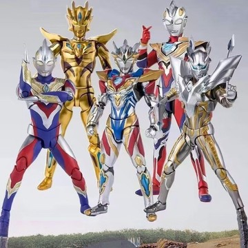 📺款式齊全🌟奧特曼 黃金賽羅 奧特曼手辦 奧特曼玩具 閃耀特利迦無線賽羅奧 特曼公仔 奧特曼關節可動 正版人偶 生日禮物