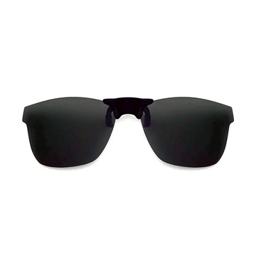 【海夫健康生活館】向日葵眼鏡 磁吸式 偏光太陽夾片 方形框 X 墨綠色(S07-3)