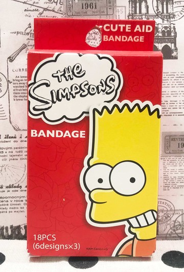 【震撼精品百貨】荷馬·辛普森 Homer Jay Simpson~日本 辛普森ok蹦附盒共18枚入-紅*27257