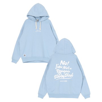 CHUMS 男 Oversized Im Not A Penguin P/O Parka連帽上衣 天藍色
