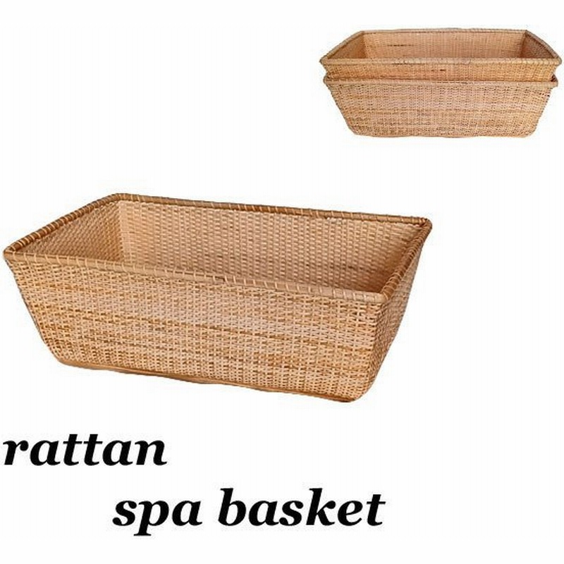 脱衣かご ラタン おしゃれ 籐 数量限定 Spa バスケット カゴ 脱衣場 収納 お風呂 ランドリーバスケット 通販 Lineポイント最大0 5 Get Lineショッピング