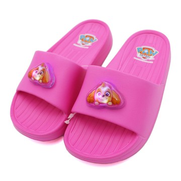 PAW PATROL 汪汪對立大功 電燈 休閒 拖鞋 中童鞋 天天 桃粉 S0410 (AW1133)