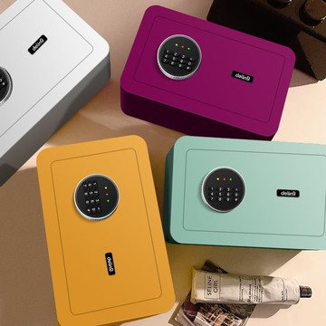 開發票 保險櫃 保險箱 智能鎖櫃 防盜機械嵌入式家用保險箱電子隱形保險柜保險箱保險箱小型指紋 快速出貨