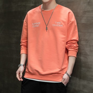 衛衣男2021春秋新款潮流帥氣衣服內搭長袖t恤打底衫男裝秋裝上衣