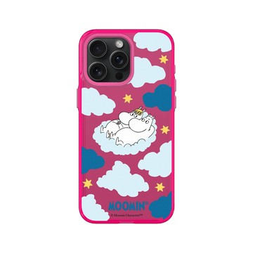 iPhone 15 Pro Max Clear 粉漾桃 - Moomin - Moomin＆歌妮-雲上小戀曲