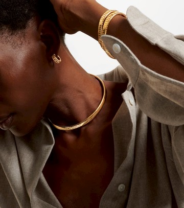 Bvlgari Bvlgari Tubogas 18kt gold choker