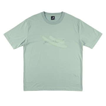 【滿千折百】KANGOL 短T 短袖 淺綠 立體LOGO 涼感 圓領T 中性 6325101071