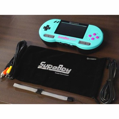 SFC SNES ポータブル互換機 スパボーイ ハイパービーチカラー Hyperkin