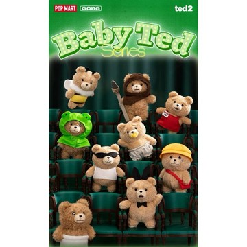 POP MART 泡泡瑪特 共鳴 Ted2 泰迪熊二代 Baby Ted 可動毛絨掛件 公仔 玩具 限量